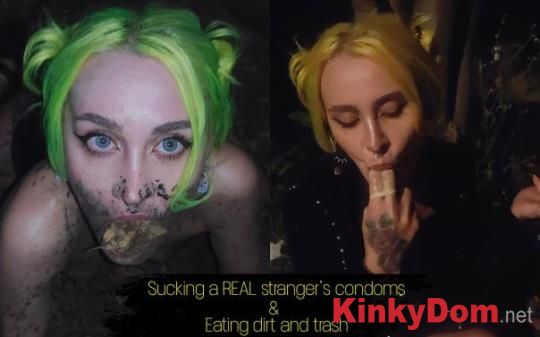 faphouse - Forest Whore - Sucking a real stranger's condoms eating trash and dirt. My absolutely extreme night walk [2160p] (Fisting)