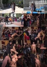 PublicDisgrace, Kink - Luna Rival - Petite Parisian Luna Rival Gets Wrapped in Rope and Fucked in Public [720p] (BDSM)