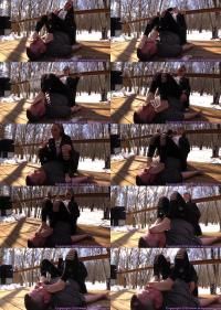 BratPrincess, Clips4sale - Princess Natalya - Uses Human Ashtray In The Snow [1080p] (Femdom)