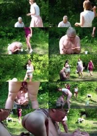 Poo19 - MilanaSmelly - 4 Girls throwing eggs at the target [720p] (Scat)
