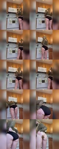 ScatShop - Sophia_Sprinkle - Desperate Kitchen Panty Poop (First Vid!) [1080p] (Scat)