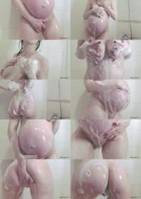 PornHub - Vera Gromova, Marvelous V - Horny 40weeks Pregnant Amateur Mommy Taking Shower [1080p] (Pregnant)