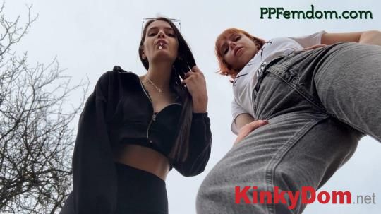 ppfemdom - Sofi, Kira - Bully Girls Spit On You And Order You To Lick Their Dirty Sneakers [1080p] (Fetish)