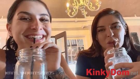 Kaitlynkatsarosofficial - Kaitlyn Katsaros, KC - Outdoor puke fun [720p] (Vomit)