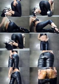 ScatShop - Thefartbabes - Leather Pants Poop [1080p] (Scat)